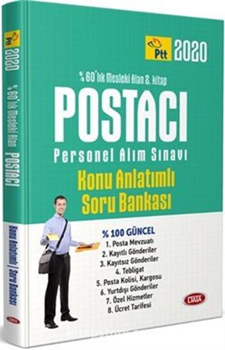 2020 Postacı Personel Alım Sınavı (Mesleki Alan) Konu Anlatımlı Soru Bankası