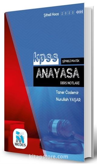 2020 KPSS Şifreli Pratik Anayasa Ders Notları