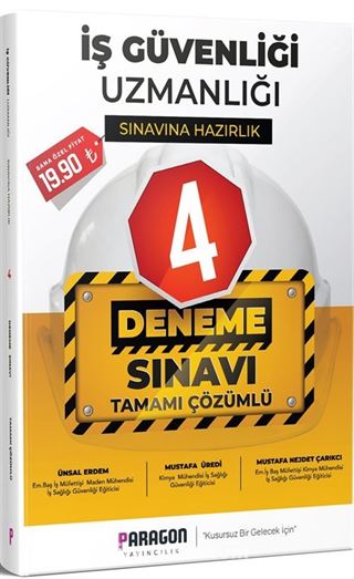 2020 İş Güvenliği Uzmanlığı Tamamı Çözümlü 4 Deneme Sınavı