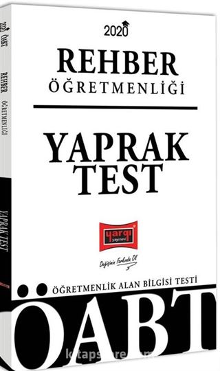 2020 ÖABT Rehber Öğretmenliği Yaprak Test