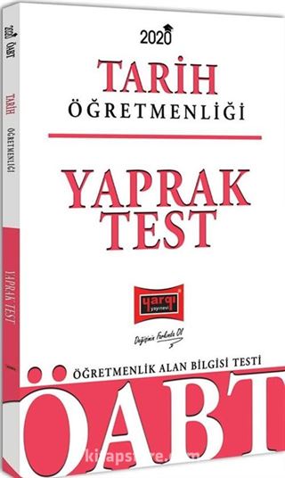 2020 ÖABT Tarih Öğretmenliği Yaprak Test