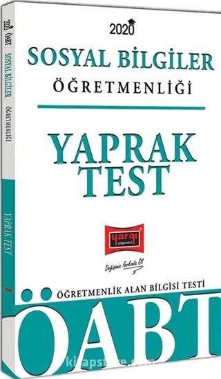 2020 ÖABT Sosyal Bilgiler Öğretmenliği Yaprak Test