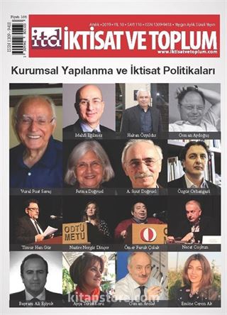 İktisat ve Toplum Sayı:110 Aralık 2019