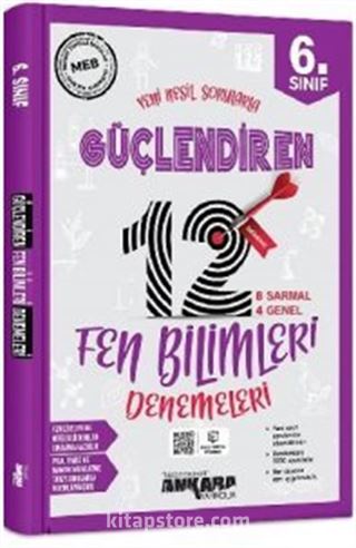 6. Sınıf Güçlendiren Fen Bilimleri 12 Deneme Sınavı