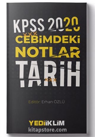 2020 KPSS Cebimdeki Notlar Tarih