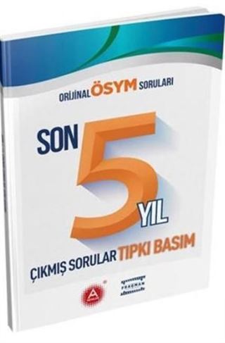 TYT Son 5 Yıl Çıkmış Sorular Tıpkı Basım