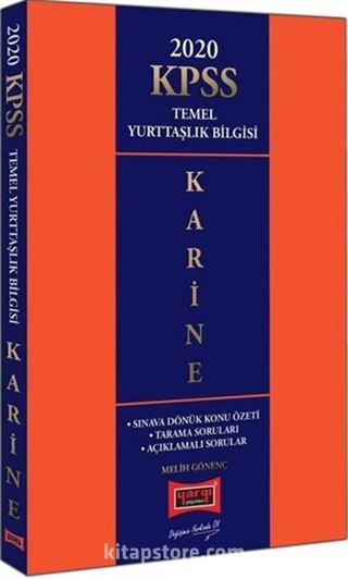 2020 KPSS Karine Temel Yurttaşlık Bilgisi Konu Özetli Soru Bankası