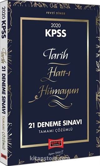 2020 KPSS Hatt-ı Hümayun Tarih Tamamı Çözümlü 21 Deneme Sınavı