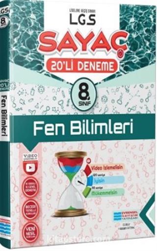 8. Sınıf LGS Fen Bilimleri Sayaç 20'li Deneme