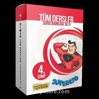 4. Sınıf Tüm Dersler Soru Bankası Seti (Superkıd)