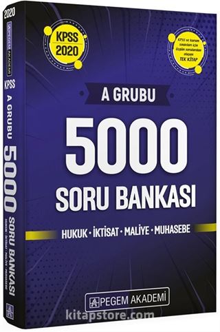 2020 KPSS A Grubu 5000 Soru Bankası