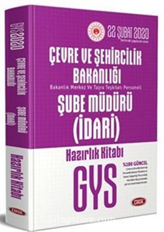 Çevre ve Şehircilik Bakanlığı Şube Müdürü (İdari) Hazırlık Kitabı