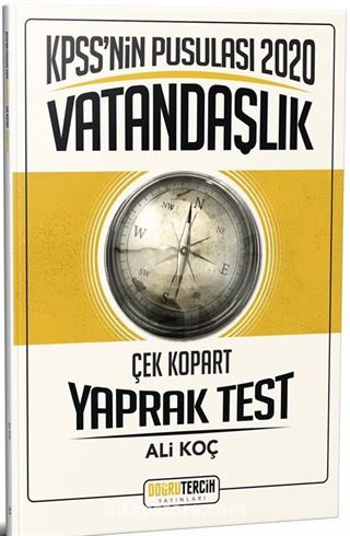 2020 KPSS'nin Pusulası Vatandaşlık Yaprak Test