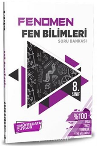 8. Sınıf Fen Bilimleri Soru Bankası (Fenomen Serisi)