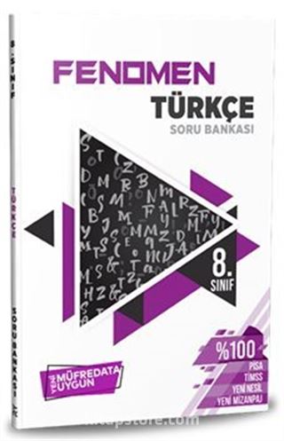 8. Sınıf Türkçe Soru Bankası (Fenomen Serisi)