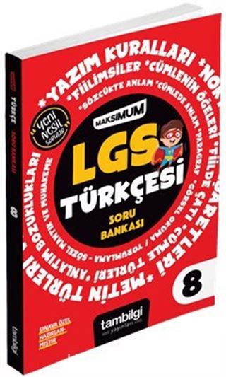 LGS 8. Sınıf Maksimum Türkçe Soru Bankası