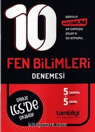 8. Sınıf 10 Fen Bilimleri Branş Denemesi