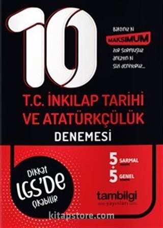 8. Sınıf T. C. İnkılap Tarihi ve Atatürkçülük Branş Denemesi