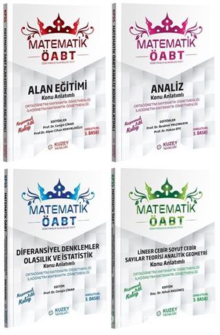 2020 ÖABT İlköğretim-Lise Matematik Konu Anlatımlı Modüler Set (4 Kitap)