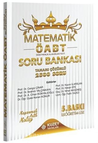 2020 ÖABT İlköğretim-Lise Matematik 2500 Soru Bankası Çözümlü