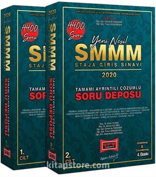 2020 SMMM Staja Giriş Sınavı Tamamı Ayrıntılı Çözümlü Soru Deposu 4400 Soru (2 Cilt)