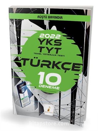 YKS TYT 2022 Türkçe Dijital Çözümlü 10 Deneme Sınavı