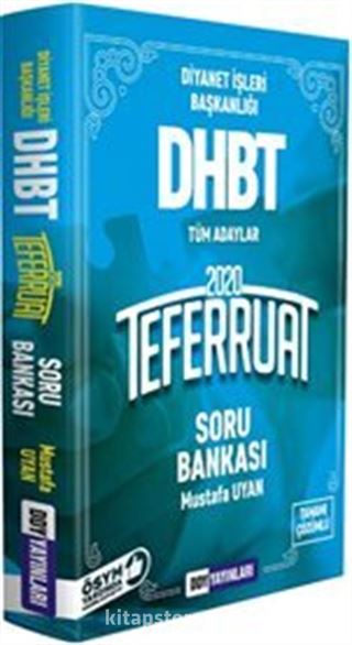 2020 DHBT Teferruat Serisi Çözümlü Soru Bankası