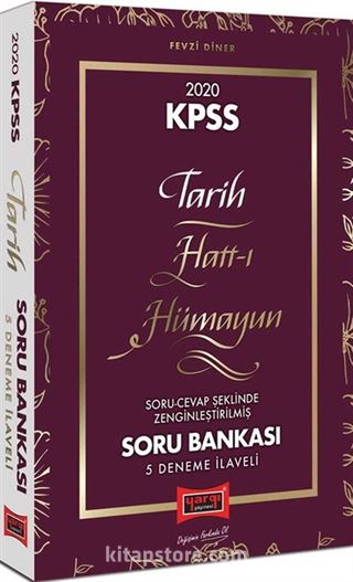 2020 KPSS Hatt-ı Hümayun Tarih Çözümlü Soru Bankası 5 Deneme İlaveli