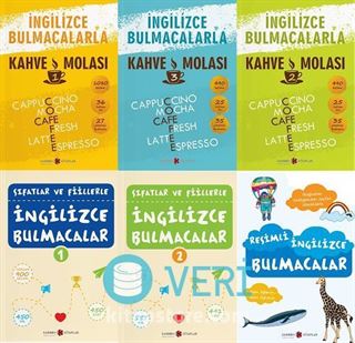 7'den 70'e İngilizce Bulmacalar Seti (6 Kitap)