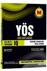 YÖS Genel Yenek IQ Deneme Sınavları 35 Deneme Sınavı