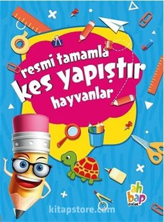 Kes Yapıştır Resmi Tamamla Hayvanlar