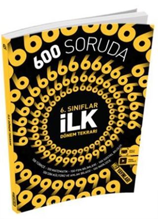 6. Sınıf 600 Soruda İlk Dönem Tekrarı