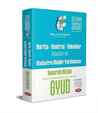 Harita - Kontrol - Tekniker Unvanları Ve Kadastro Müdür Yardımcısı Görevde Yükselme Ve Unvan Değişikliği Hazırlık Kitabı