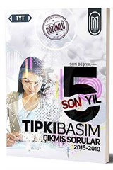 TYT Tıpkı Basım Son 5 Yıl Fasikül Çözümlü Çıkmış Sorular