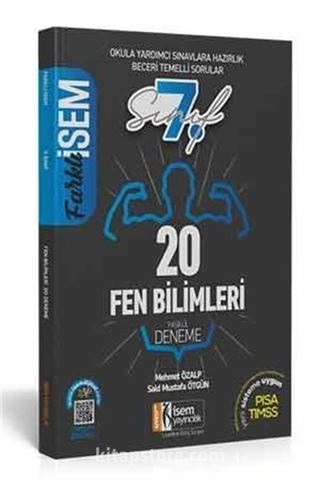 2021 Farklı İsem 7. Sınıf Fen Bilimleri Tamamı Çözümlü 20 Fasikül Deneme