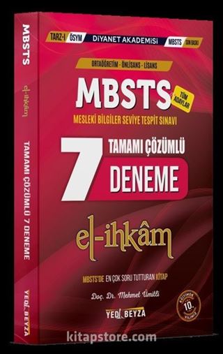 2024 MBSTS El-İhkam Tamamı Çözümlü 7 Deneme