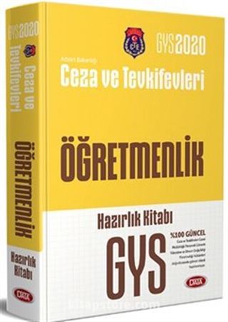 2020 GYS Ceza ve Tevkifevleri Öğretmenlik Hazırlık Kitabı