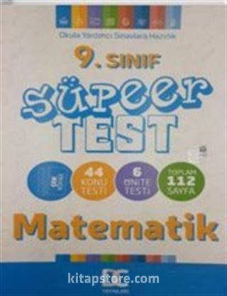 9. Sınıf Matematik Çek Kopar Süper Test