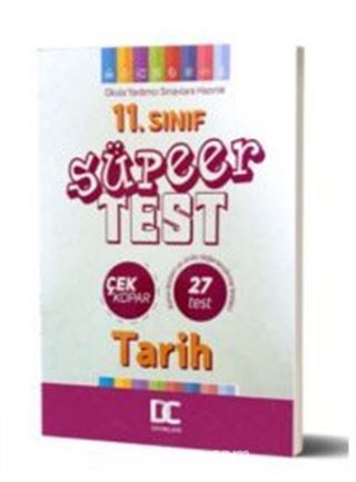 11. Sınıf Tarih Çek Kopar Süper Test