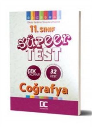 11. Sınıf Coğrafya Çek Kopar Süper Test