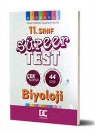 11. Sınıf Biyoloji Çek Kopar Süper Test