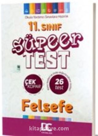 11. Sınıf Felsefe Çek Kopar Süper Test