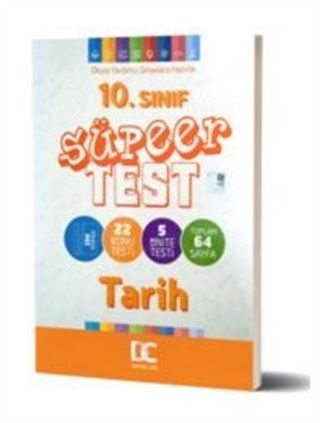 10. Sınıf Tarih Çek Kopar Süper Test