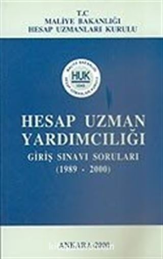 Hesap Uzman Yardımcılığı Giriş Sınavı Soruları (1989-2000)