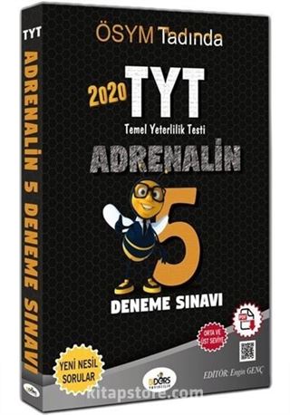 2020 ÖSYM Tadında TYT Adrenalin PDF Çözümlü 5 Deneme Sınavı