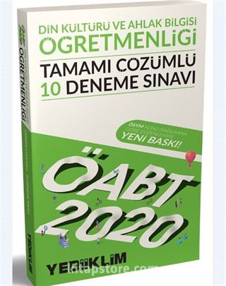 2020 KPSS ÖABT Din Kültürü Ve Ahlak Bilgisi Öğretmenliği Tamamı Çözümlü 10 Deneme Sınavı