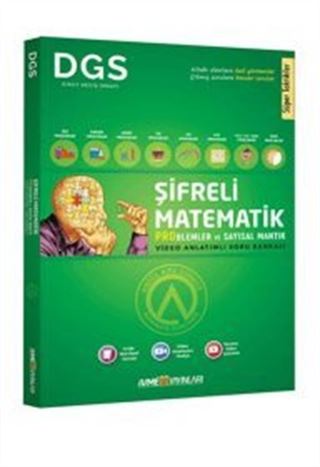 DGS Şifreli Matematik Prob. ve Sayısal Mantık Video Anlatımlı Soru Bankası-