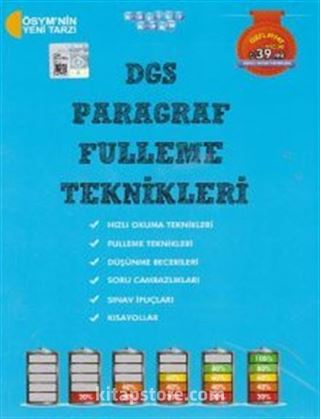 DGS Paragraf Fulleme Teknikleri