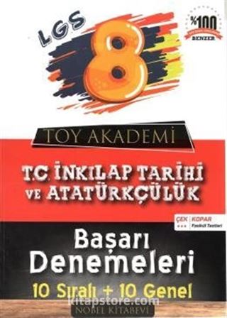 8. Sınıf T.C. İnkılap Tarihi ve Atatürkçülük 10'lu Başarı Denemeleri