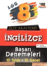 8. Sınıf İngilizce 10'lu Deneme